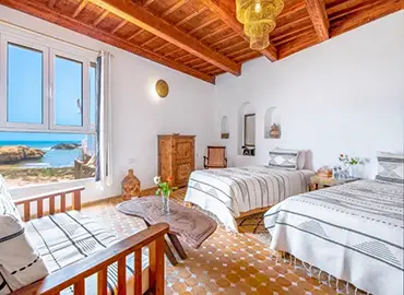 Deluxe Family Suite with Sea View, Riad Kafila, Essaouira, Morocco